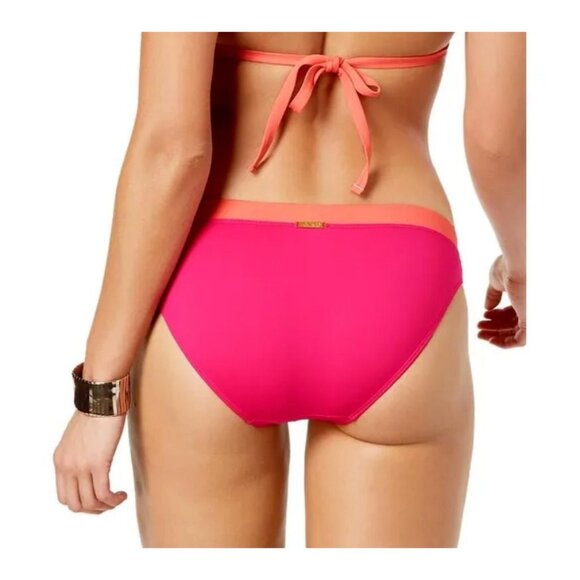 NWT Ralph Lauren 16 Pink Beach Club Banded Waist Bikini Bottom #86333 - Picture 2 of 2